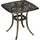 Outsunny Beistelltisch 54 x 54 x 52,5 cm Bronze