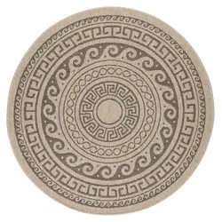 Outdoorteppich Comilla Schwarz Ø ca. 200cm
