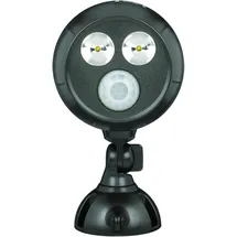MR. BEAMS LED-Außenstrahler mit Bewegungsmelder MB390 Braun 2er-Pack