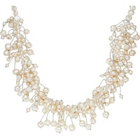 Valero Pearls Perlenkette Sterling Silber Süßwasser-Zuchtperle in silber Ketten Damen