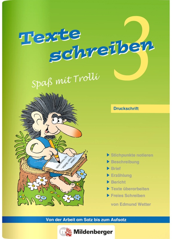 Texte Schreiben - Spass Mit Trolli 3, Druckschrift - Edmund Wetter, Geheftet