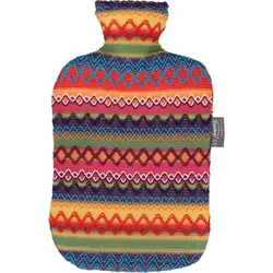 Fashy Wärmflasche Peru-Design Rottöne 1 ST
