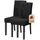 Intirilife Stuhlhusse Gemustert Schwarz 38-45 cm Sitzfläche und 45-65 cm Lehnenhöhe