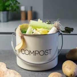 Navaris Komposteimer 3 l Creme