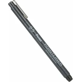 Pentel Pointliner Fineliner schwarz 0,5 mm, 1 St.