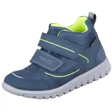 superfit Sport7 Mini Sneaker, Blau Gelb 8000, 31 EU Schmal