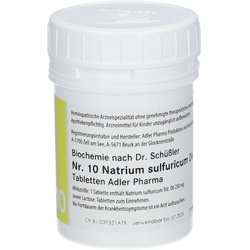 Adler Schüssler Salze Nr. 10 Natrium sulfuricum D6 Tabletten 100 g 100 g Tabletten