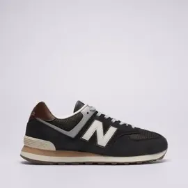 New Balance 574 Herren Black/Brown/Dark Silver Metallic 43