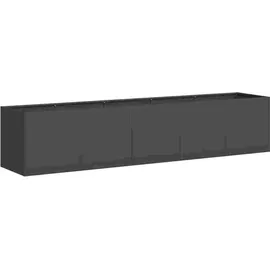 vidaXL Pflanzkübel 200 x 40 x 40 cm Schwarz