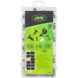Jbm ESTUCHE DE Clips PLASTICOS Ford 169 Stück 52891