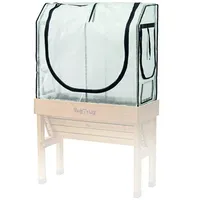 Noor VegTrug® Gewächshausaufsatz für Wall Hugger 1m