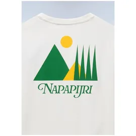Napapijri Yose Kurzarm-t-shirt - White Whisper - XL