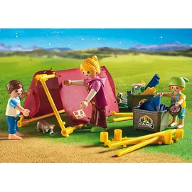 Playmobil Summer Fun Zeltlager mit LED-Lagerfeuer (6888)