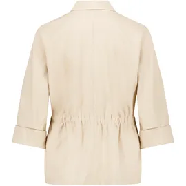 Cartoon Leinenjacke mit Tunnelzug beige 38