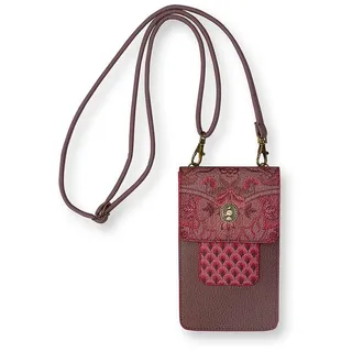 Pip Studio Phone Bag Kyoto Festival Dark Pink 11x18x1cm