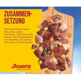 Josera Meat Lovers Menu Beef with Potato 6x800 g) Futter