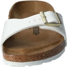 Birkenstock Madrid Birko-Flor Lack schmal patent white 41