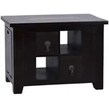 MiaMöbel Mexico Multifunktionstisch mit Zeitungsfächern Massivholz Pinie Kolonialstil Mexiko Möbel Mexikanisch