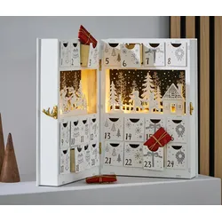 Tchibo - LED-Adventskalender - braun
