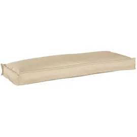 vidaXL Palettenkissen 110 x 40 x 8 cm beige 1 St.