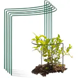 Novatool Strauchstütze halbrund 35 x 40 cm Grün