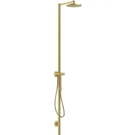 Hansgrohe Axor Starck Nature Duschsäule Set mit Kopfbrause 240 1-jet Brushed Brass 12670950