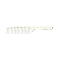 JRL Professional Maschinen-Haarschneide-Griffkamm 7.6" J201 (Weiß)