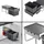 HAILO Raumspar Tandem 18 l Dunkelgrau