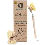 Chinchilla Spülbürste inkl. 3 Wechselköpfen