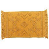 Douceur d'intérieur Douceur d'Intérieur, Rechteckiger Teppich (60 x 90 cm) Cilaos Safran, Baumwolle, Jacquard