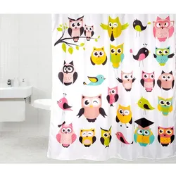 Sanilo Duschvorhang, Polyester, Owl - weiss