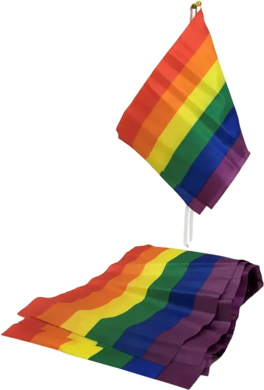 PRIDE - LGBT-FLAGGE, KLEINE FLAGGE, BANNER