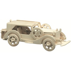 Pebaro 3D-Puzzle Holzbausatz Oldtimer I, 865/1, 46 Puzzleteile