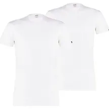 Puma Basic Herren T-Shirt Round Neck weiß L