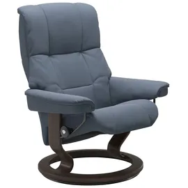 Stressless "Mayfair", mit Classic Base, Größe S, M & L, Gestell Wenge blau 75 cm x 99 cm x 73 cm