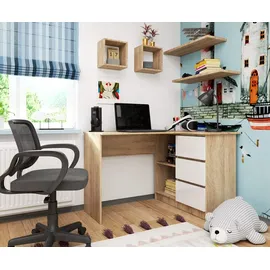 akord furniture factory AKORD B16 rechts Sonoma-eiche Front Weiß Eichenfarben