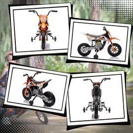 aiyaplay Kinder Elektro-Motorrad 12V orange (1-tlg)