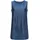 LASCANA Longtop Damen Plisseefalten Blau 36/38