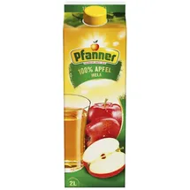 Säfte-Sirup Pfanner Apfelsaft 100 Prozent aus Apfelsaftkonzentrat Packung 2000ml