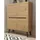 furn.design Highboard 107 x 134 cm Artisan Eiche / Schwarz