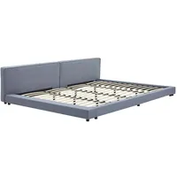 Home Deluxe Bett mit Ablage GALAXIS - Grau 270