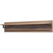 Massivmoebel24 Wandgarderobe Villanders 120 x 20 x 25 cm Eiche