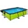 EXIT TOYS Lime Pool 220 x 150 x 65 cm inkl. Filterpumpe und Abdeckung