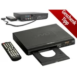 Reflexion DVD367 DVD/CD-Player DVD-Player (Full HD, mit Display, HDMI, Fernbedienung und CD Kopierfunktion auf USB) schwarz