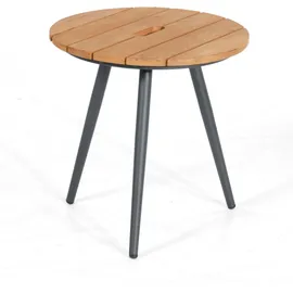 SonnenPartner Beistelltisch Gala 44 cm Alu/Teak Sonnen Partner