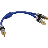 InLine Audiokabel PREMIUM 2x Cinch-Buchse - 3,5mm Klinken-Stecker 0,25m