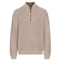 CAMEL ACTIVE Herren Stricktroyer aus Baumwollmix Sand menswear-3XL