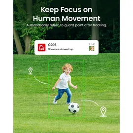 ZOSI 8MP WLAN Überwachungskamera Schwarz