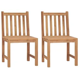 vidaXL Gartenstuhl 24 x 48 x 90 cm braun 2 St.