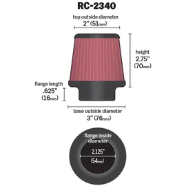 K+N Sportluftfilter RC-2340